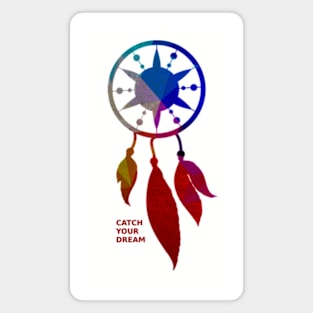 Dream Catcher Line Color Magnet